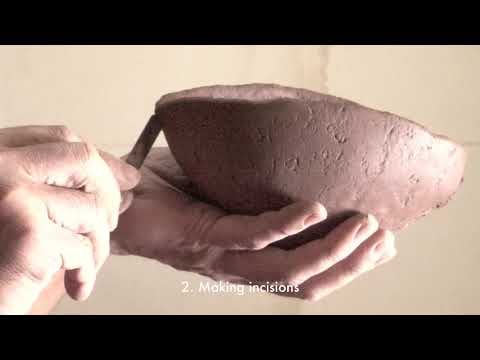 The process of Surface Folds:  Yukiya Izumita Clay Wares