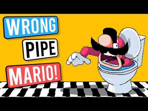 Uh, Mario...DON'T GO IN THAT! (Super Mario Construct)