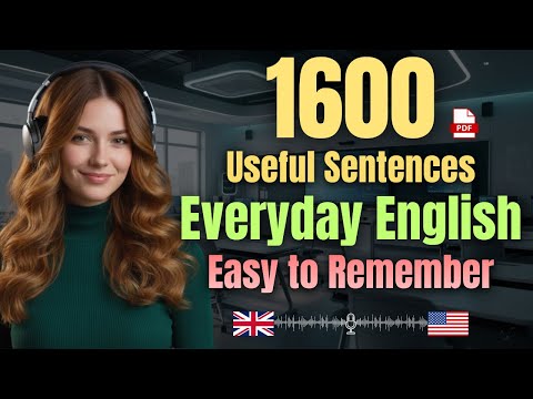 1600 Sentences for Everyday English Conversation Practice