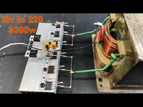 Inverter 12v to 220v, 3000w, NO IC @Creative_prodigy_101