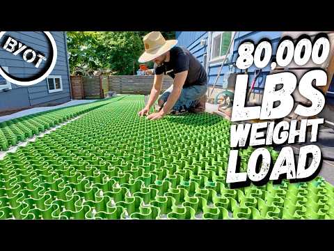 How To Install A Permeable Grass Driveway Grid System