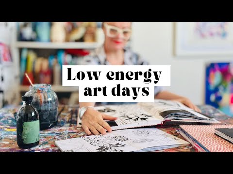 My Gentle Sketchbook Ritual for Low Energy Days