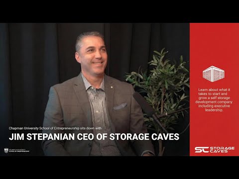 Chapman University School of Entrepreneurship sits down with Jim Stepanian CEO of Storage Caves