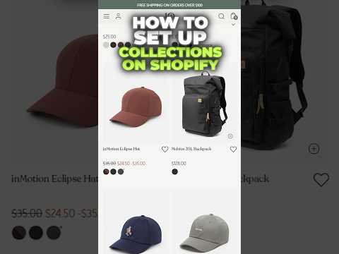 What are Shopify collections and how to create them