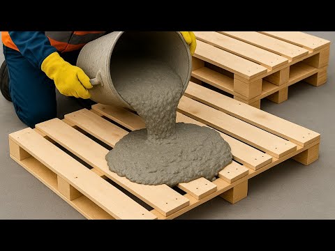 Amazing Creations from Cement and Wooden Pallets.. DIY Garden Decorations from Recycled