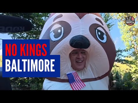 'This is what Antifa looks like': Baltimore's "No Kings" protests