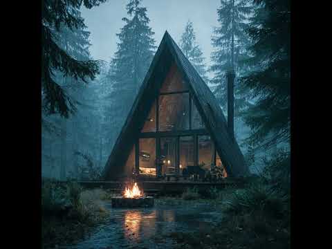 "Emberlight Haven" 🔥 Cozy Fireplace Ambience: Woodland Cabin at Night | 10 hours