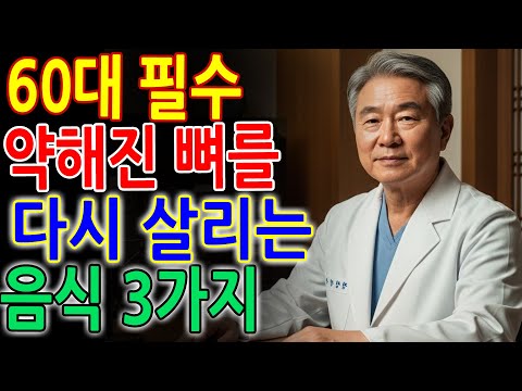 의사들이 숨겨온 ‘뼈 강화 음식’ 3가지! 칼슘제보다 5배 더 잘 흡수되는 진짜 이유｜시니어 필수 정보｜노후건강｜건강의 비밀