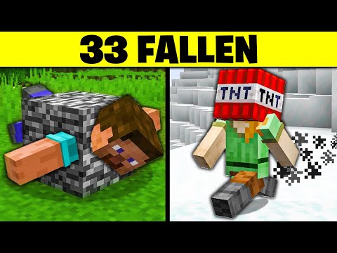 33 FALLEN in Minecraft um deine Freunde zu PRANKEN!
