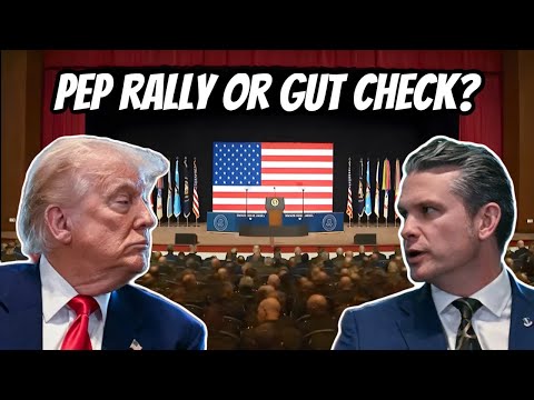 Deep Intel on the Hegseth/Trump Speech to Admirals and Generals at Quantico
