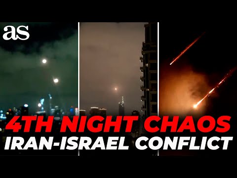 FOURTH DAY of CHAOS in ISRAEL | NEW WAVE of IRANIAN MISSILES STRIKES TEL AVIV, JERUSALEM and HAIFA