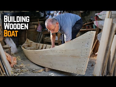 Building Wooden Boat by Traditional Tools | Inside an Old Master’s Workshop