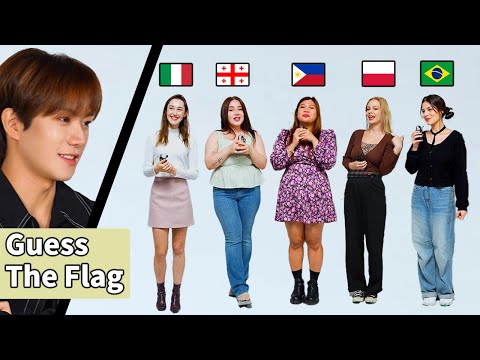 Can 6 Korean Men Match The Flag To The Country? l Georgia, The Philippines, Brazil, Italy, The US