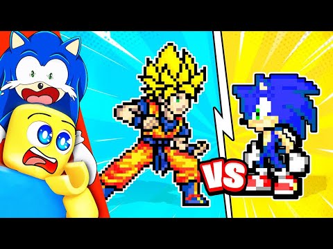 Sonic Reacts to GOKU vs SONIC (who is stronger?)