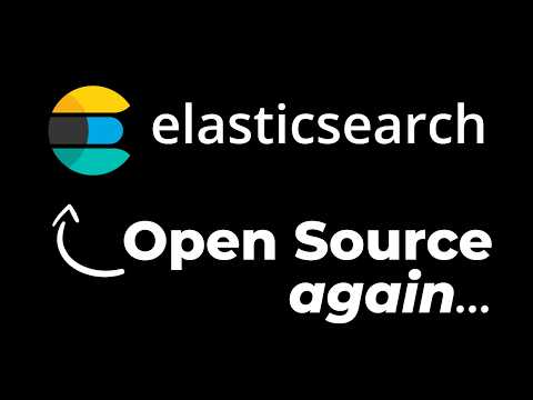 ElasticSearch becoming open source again is a big deal.