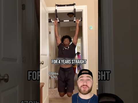 This Guy Did 200 Pull-Ups A Day for 4 Years, The Results Are Crazy!