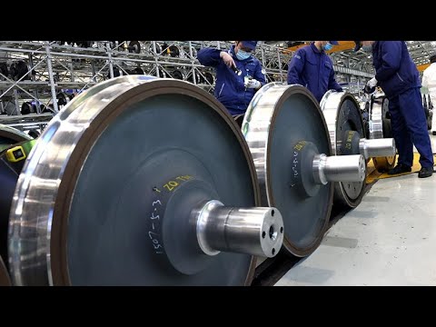 How Train Wheel Is Made. Wheelset and bogies repair and maintenance process
