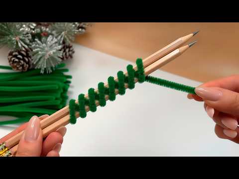 How Beautiful!😍 It's very EASY to do using just 2 Pencils💰 A Handmade GIFT Idea! DIY