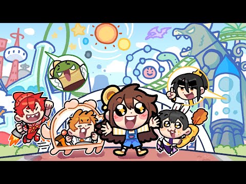 We went to a *science theme park* made by geniuses in Minecraft.