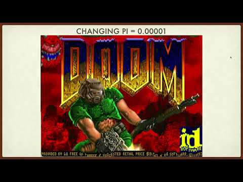 2022 -  Non-Euclidean Doom: what happens to a game when pi is not 3.14159…