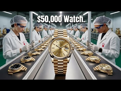 Inside the Rolex Gold Factory: From Raw Gold to $50,000 Watch || BEHIND THE SCENES