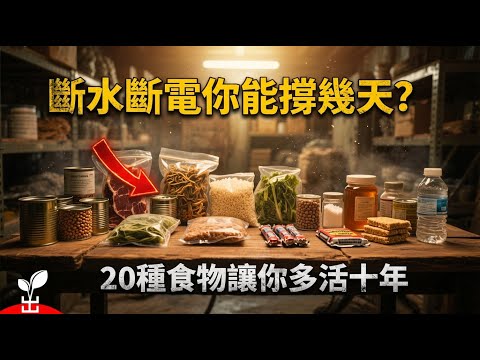 驚天揭秘！🤯 地球上20種「永生食物」，第一名竟能讓所有食物無限期保存？！😱