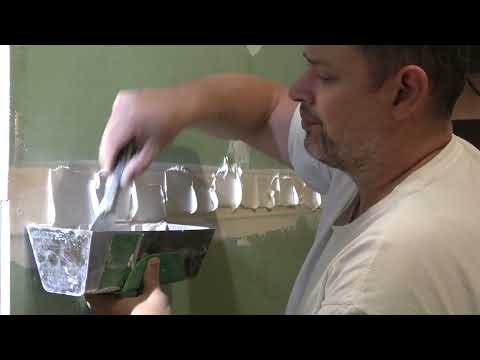 Как правильно клеить ленту на швы гипсокартона видеоурок #промикс