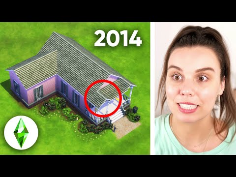 I tried to renovate this basegame house with no money - The Sims 4