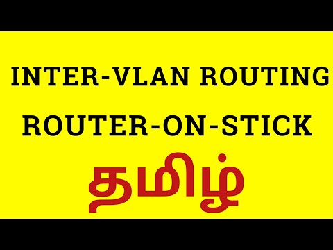 Inter VLAN Routing or Router on Stick in TAMIL | Explained concept & Configuration | CCNA Tamil