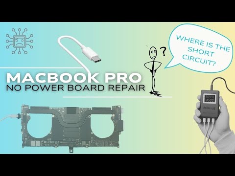 MacBook Pro A2442 No Power Board Repair: Lucky Short Circuit Fix