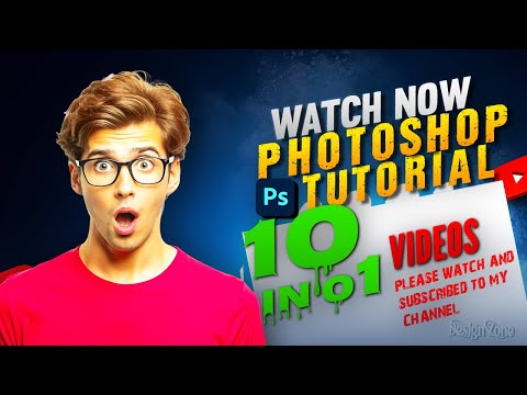 Photoshop tutorial 10 in 01 @designzone91 @ahmedrubel91 @pstutorialls