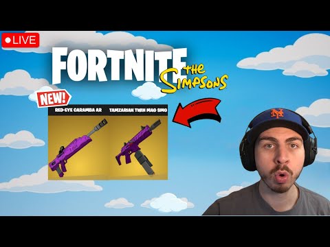 🔴LIVE - *NEW* Fortnite Simpsons Update