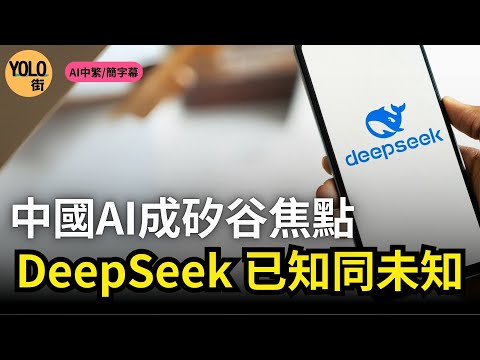 【DeepSeek 】中國開源AI大模型DeepSeek 改寫AI規則？｜超越矽谷模型突破美國晶片禁令？｜AI 中文繁簡字幕