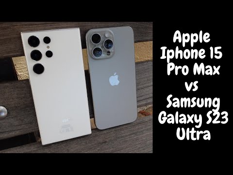 Apple Iphone 15 pro max vs Samsung Galaxy s23 ultra || battle of the giants ||
