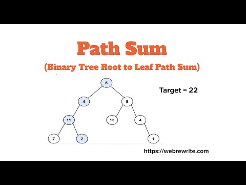 Path Sum | LeetCode 112 | Binary Tree Root to Leaf Path Sum Equal to a Given Number