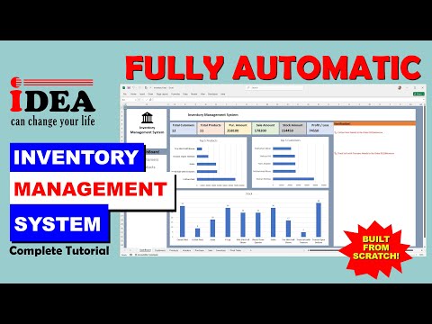Inventory Management System | Automated Dashboard with Sales, Purchase & Stock Tracker | #excel