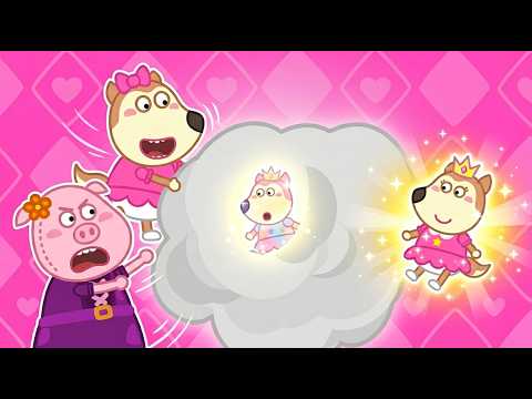 Magic Hairdresser 🌈 Rainbow Color Challenge | Wolfoo Universe Kids Songs