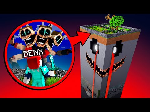 I SURVIVE on a HORROR CHUNK in Minecraft