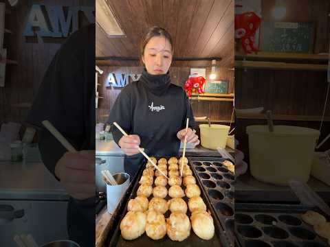 Family of 5 Dreams! 🐙 Fisherman Husband & Wife Serve World's Freshest "Raw" Takoyaki #japanesefood
