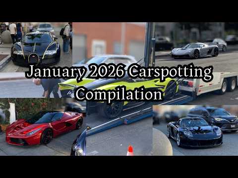 JANUARY MAYHEM (2026) | Valkyrie, Carrera GT, Laferrari, Bugattis, and more!