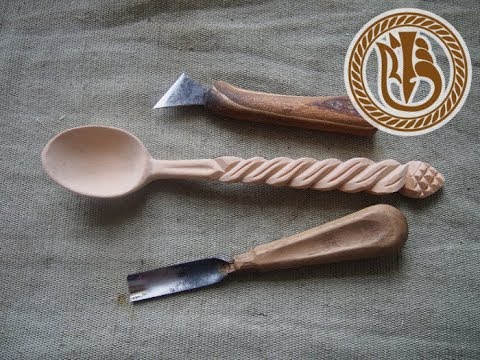 Wood carving. Подарок - ложка.