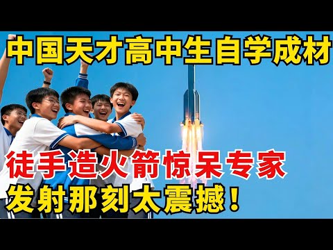 18岁天才高中生自学成材，徒手造火箭震惊学界，航天专家都坐不住了！【科学神童】