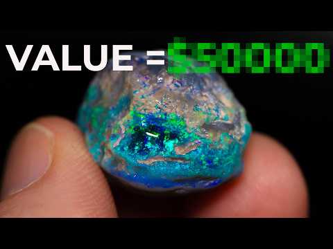 High-Risk $6,800 Black Opal Cut Pays Off Big