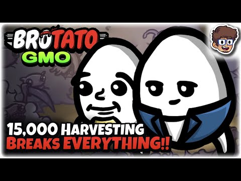 Breaking EVERYTHING, 15,000 Harvesting!! | Entrepreneur + Farmer | Brotato: Modded