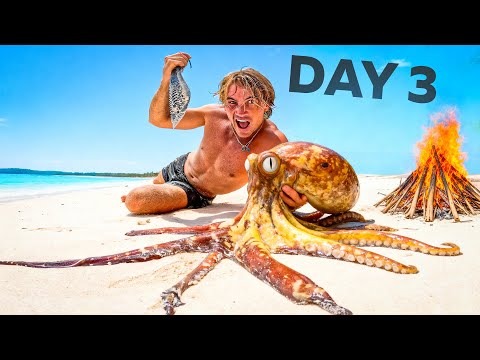 Eating ONLY What I CATCH For 3 DAYS (Uninhabited Islands)
