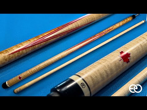 Maple-on-Maple Pool Cue from Start to Finish | No Talking, Just Woodworking