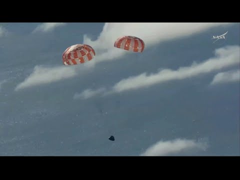 Artemis II return pod safely splashes down