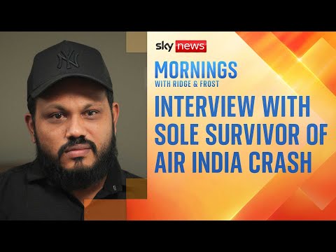 Air India crash survivor recounts his 'very painful' experience