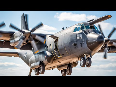 US Air Force Test-Fires the AC-130 Gunship’s New Cannon — The Sky Turns Into Fire!