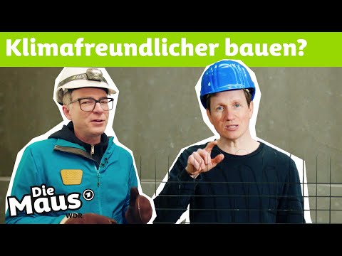 Wie unsere Häuser das Klima beeinflussen | DieMaus | WDR